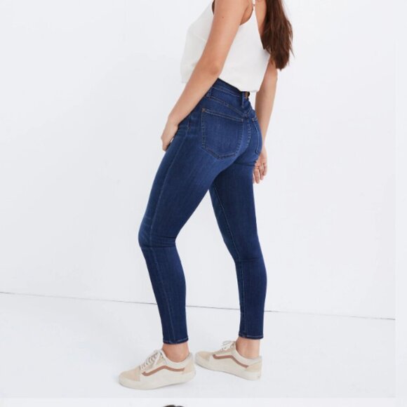 NWT MADEWELL Curvy High Rise Skinny Crop Jeans Size 33 Tall - Picture 9 of 10